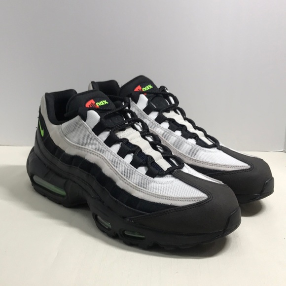 nike air max 95 essential black electric green